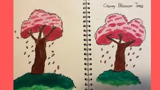 How To Draw Cherry Blossom | Easy Drawing for Kids