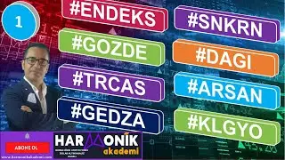 1) ENDEKS GOZDE TRCAS GEDZA SNKRN DAGI ARSAN KLGYO TEKNİK ANALİZ EĞİTİMSEL