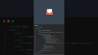 Opening Envelope Using HTML CSS 😋😎🔥  