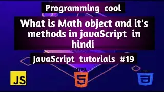 What is Math object in JavaScript in Hindi | how to use Math object in JavaScript