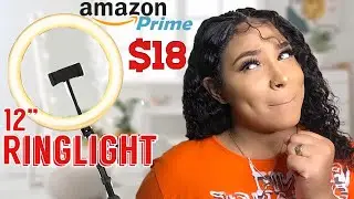 Affordable 12” RING LIGHT UNBOXING & REVIEW || AMAZON FINDS 