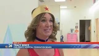 Toledo Police Department SWAT team brings Halloween to patients at children's hospital