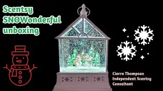 Scentsy Holiday Unboxing: SNOWonderful Warmer & Festive scents review