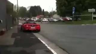 Ferrari 348 Cabriomet oops Crash