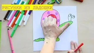 РИСУНКИ ИЗ ЛАДОШЕК