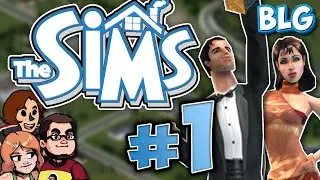Lets Play The Sims 1 (PC Gameplay) - Part 1 - First Time Playing