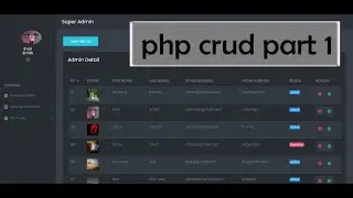PHP CRUD Tutorial with MySQL | PHP CRUD  MySQL & AJAX | PHP CRUD | Create, Read, Update, Delete