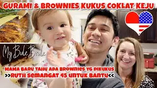 ISTRI BULE AS BARU TAHU RASANYA GURAMI DAN BROWNIES YANG DIKUKUS | AKSI CHEF CILIK DI DAPUR