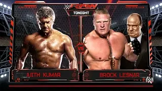 Vivegam Ajith Kumar VS Brock Lesnar | 1-vs-1 Match