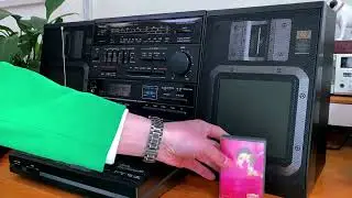 欣賞松下C7子母組合，無線傳輸播放 Medieval tape recorder