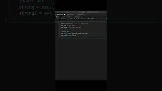 Convert the string 