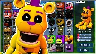 Adventure Blacklight Golden Freddy in FNaF World! (Mod)