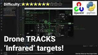 DIY 'infrared' target tracking system | AI Computer Vision Target Tracking Tech