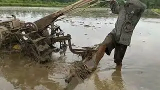 Lahan kurang air akhirnya jadi juga, traktor quick g1000