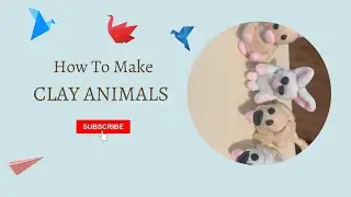 DIY Clay Animals #diy #craft #diyclayanimals