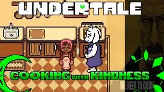 Undertale Green where you COOK as the Kindness Soul!