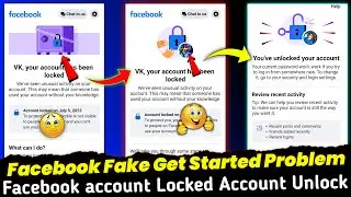 Facebook Lock Get Started Problem | Your Account Has Been Locked facebook get started not Showing