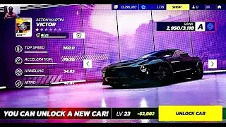Asphalt Unite | Aston Martin Victor | Car | Unlock and Upgrade | Walkthrough 2024 #asphalt