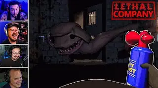 Lethal Company, Top Twitch Jumpscares Compilation Part 10 (Horror Games)