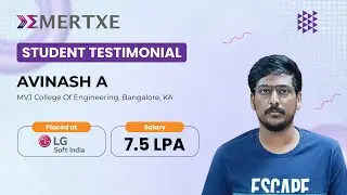 Emertxe Reviews: Avinash Placed at LG Soft | Best Training Institute for Embedded Systems