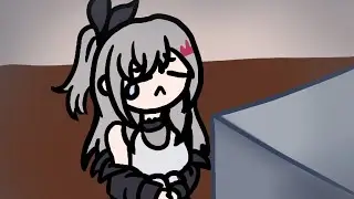 《Hololive手描き》リオナの恐怖克服法/ Riona conquers fear [HololiveAnimation]
