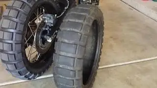 Review Shinko 805 Rear ADV Adventure Dual Sport Motorcycle Tire Review Long Term 5000 Mile