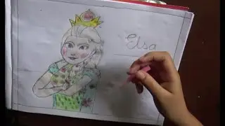 Drawing of ELSA  by Amrusha Debnath