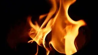 ~ Медитация костер 🔥🙏 Огонь, звуки тлеющих углей ~ Завораживает
