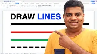 How to Draw Line in WPS Office [ Writer ]