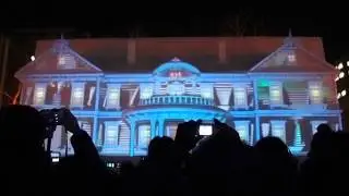 さっぽろ雪まつり・豊平館のプロジェクションマッピング☆