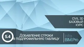 5.4 Добавление строки в подпрофильную таблицу