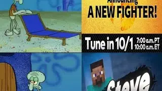 My reaction to Minecraft Steve in Smash Bros Ultimate