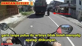 JANGAN ASAL NYALIP DIGARIS TANPA PUTUS ‼️ BERBAHAYA ‼️ #motovlog 142