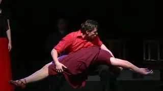 To Ligeti`s 100th birthday: "Hungarian Rock" (piano, "gardon", dancers)