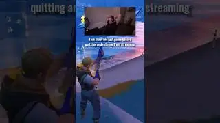 Tfue’s last Fortnite game ever…