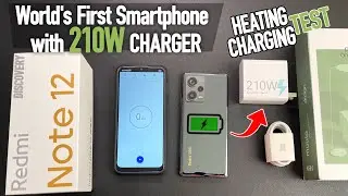 The World’s First Smartphone With 210W CHARGING Redmi Note 12 Discovery Edition |210W CHARGING TEST