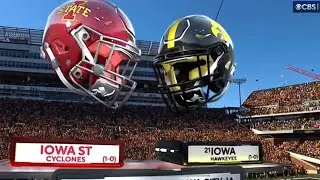 Iowa State vs Iowa CFB On CBS Intro/Theme | 2024 College Football
