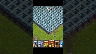 10000 Walls vs 1000 super miner || clash of clans // 