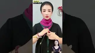 Trendy summer scarf style for girls 2024? #shorts #scarf #viral