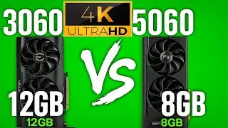 RTX 3060 12GB vs. 5060 8GB. Is 4K gaming possible on budget Nvidia graphics cards?
