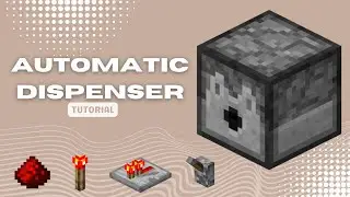 How to make an Automatic Dispenser - Minecraft Bedrock