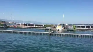 Женева Швейцария Озеро