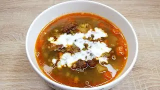 Mung bean soup. The most delicious and healthy soup.
