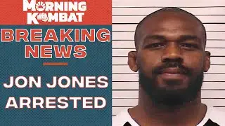 Jon Jones ARRESTED in Las Vegas on Friday After UFC Hall of Fame Induction | MORNING KOMBAT