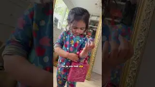 Almost 2yr old Kiki was obsessed with my bags 👛💼👜