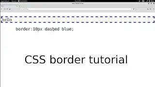 CSS border tutorial