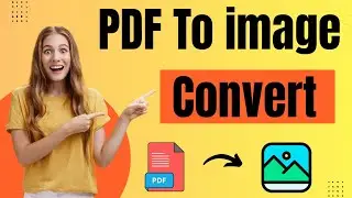 How to Convert PDF to JPG/PNG | PDF to Image in 1 Minute (Free & Easy)