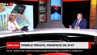 Președintele CCIR, în direct la „News Pass”, cu Laura Chiriac