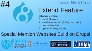 Extend | drupal 8 extend module #4 | How to install module in drupal 8| Enhance features in drupal 8