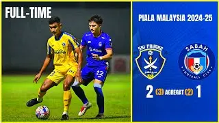 FT: SRI PAHANG FC (2) vs (1) SABAH FC | 3-2 AGREGAT | SRI PAHANG KE FINAL PIALA MALAYSIA 2024-25